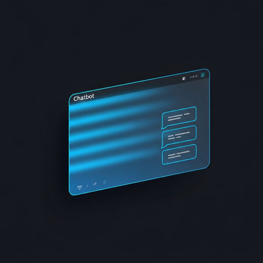 AI Chatbot Widget Interface